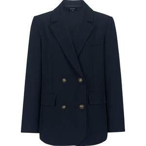
KBNE navy casual blazer women's 2025 autumn new long-sleeved suit small top temperament