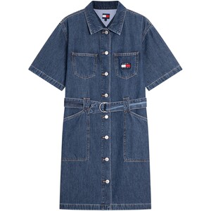 
[Loose Workwear] Tommy26 Spring and Summer New Women's Pure Cotton American Trendy Waist Denim Shirt Dress