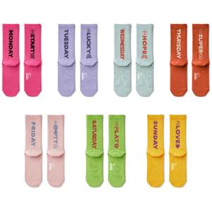 7A Antibacterial Silver Skin in Banana 520Color Men and Women Couples Weekly Socks Sports Colorful Trendy Socks Gift Box