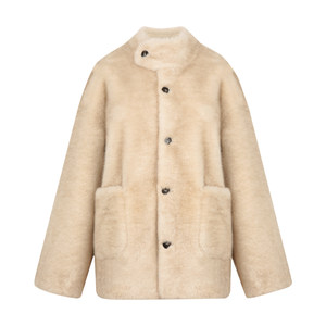 
BLUEerror fur integrated eco-friendly fur short fur women's loose furry soft waxy plush coat winter