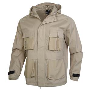 Adidas Adidas men's jacket new woven hooded windproof sports casual warm jacket GP0989
