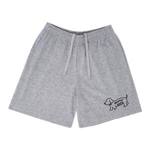 
Gbiaior flower gray terry printed basic casual sports shorts women's running loose college style pants