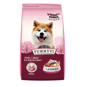 柴犬专用冻干狗粮主粮5kg秋田犬中华田园犬中小型犬成犬粮10*0.5kg
