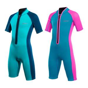 
Children's swimsuit 2mm winter thickened cold and warm girl boy one-piece long sleeve thermal swimsuit diving suit