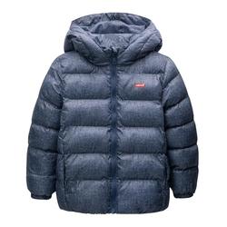 Levi's Levi's Children's Clothing Boys' Cotton Coat Winter Thickened Velvet Warm Hooded Bread Coat Jacket Top