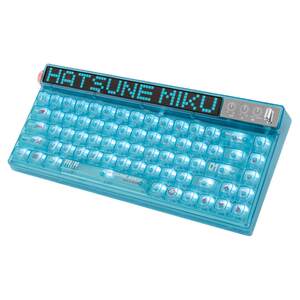 
Lucky Stone Hatsune Miku Esports Heart Anime Mechanical Keyboard Mechanic 68 Key Wireless Keyboard