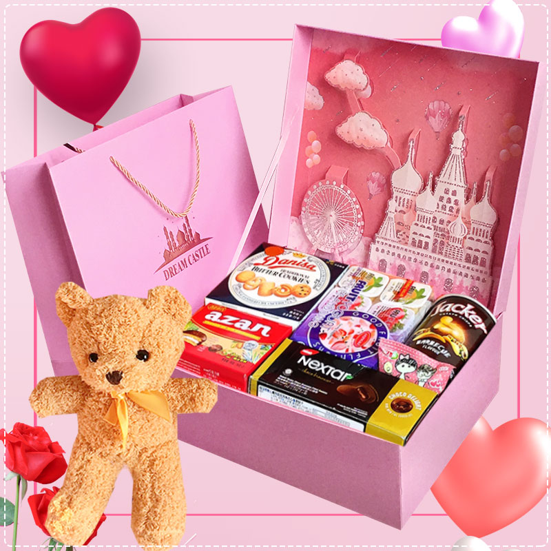 520情人节网红爆款进口零食大礼包送女友儿童男生日礼物韩国礼盒