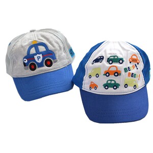 
Spring and summer sun hat boy pure cotton mesh baseball hat boy baby thin soft mesh breathable car baseball cap