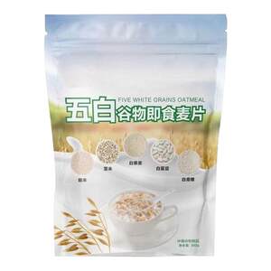 
Five white cereal ready-to-eat oatmeal five-grain whole grain meal replacement breakfast brewed ready-to-eat oatmeal mixed grain mixed bag
