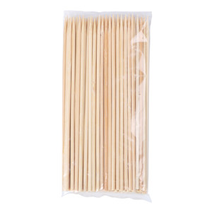 
Bamboo skewers 15cm*3.0mm snack skewers sausage chicken steak barbecue disposable oden short skewers candied haws commercial