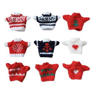 
Undecided doll clothes 13cm head dog repair dog cotton doll clothes 8 points bjd accessories toys sweater dolls