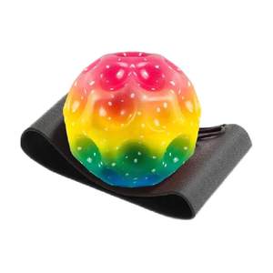 Moon Stone Wrist Elastic Ball with Rope Upgrade Wrist Protector Throwing Power Ball Boy Toy Relieve Body Bounce