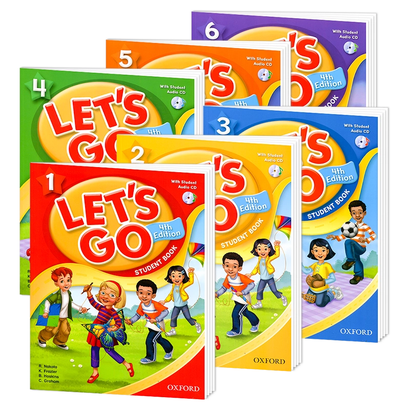 牛津Let's Go英文教材第四版进口英语培训机构用书1-6级别