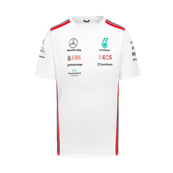 2023 New Racing Suit T-shirt Mercedes-benz Team Round Neck Short-sleeved Quick-drying Suit White Sweatshirt Men's Clothing Customization