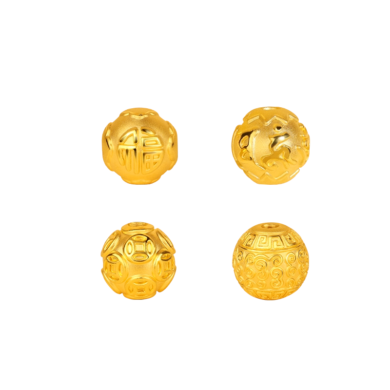 24K 24金　マージャン 手串 足金999刻印入り 谷太24K纯黄金999足金精工超薄直切隔片垫片文玩手串手链diy配饰