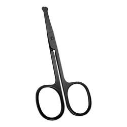 Stainless steel nose hair trimmer nose hair trimmer beauty tools men and women nose hair trimming scissors round head safety shears