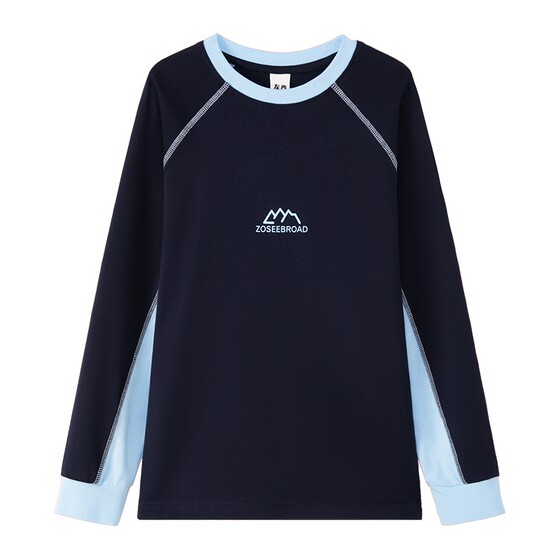 
Zuoxi children's clothing boys' long-sleeved T-shirt children's pure cotton spring and autumn 2026 new style boys' and big children's outdoor bottoming shirts Category A