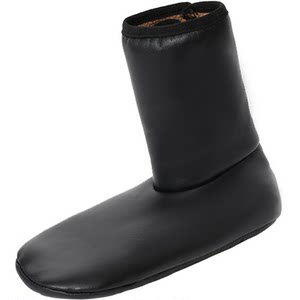 Leather socks Warm Floor Socks Adult Men and Women Socks Couple Winter Plus Fleece Thickened Anti-slip Bottom High Tube Leather Socks Waterproof
