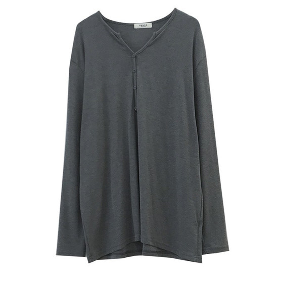 
Nuochu maternity wear thin comfortable mask T-shirt top spring new Korean style slim stretch long-sleeved bottoming shirt