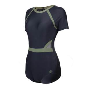 
Chauke women's swimsuit racing short-sleeved women's sports swimwear zoke training slim girl hot spring swimsuit