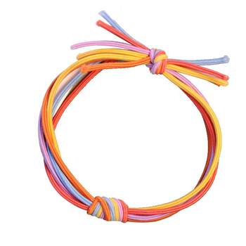 Highly elastic five-piece hand-knotted headband, durable and strong