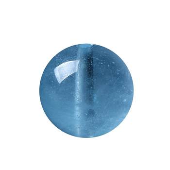 
7A natural devil blue ice type aquamarine scattered beads bracelet