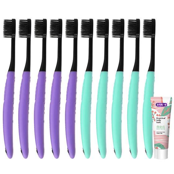 
Shuke charcoal filament toothbrush adult soft-bristled couple women's and men's special brand small head family wear flagship store genuine