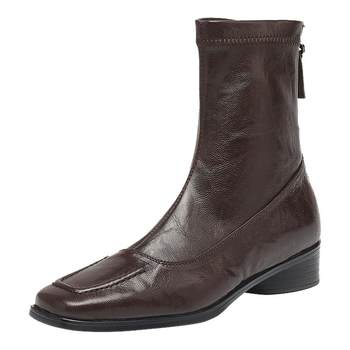 Daphne British style Chelsea boots short slim boots