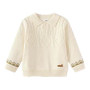 
[Same style in shopping mall] Balabala baby sweater boys' jacquard sweater spring and autumn 2026 new pullover