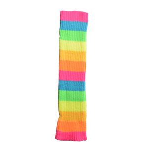 Women's Rainbow Knit wool pile socks Set in spring, autumn and winter, warm and cold socks, thickened straight tube 42cm