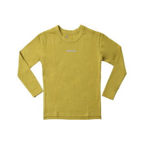 
inknowing sports long-sleeved round neck T-shirt for boys and girls baby spring and autumn new comfortable solid color breathable top