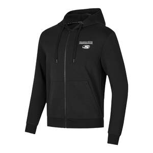 
Skechers air layer hooded jacket autumn and winter new women's loose long-sleeved sports plus velvet warm top jacket