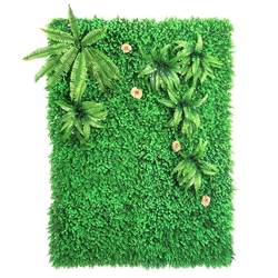 Simulated plant wall green flower door balcony decorative grass