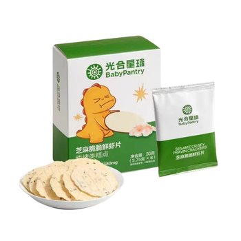 High calcium sesame crisp shrimp chips photosynthetic planet