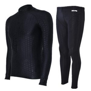 
Adult wetsuit jellyfish suit snorkeling men's and women's split long-sleeved imitation shark skin swimsuit sun protection and warm couple set