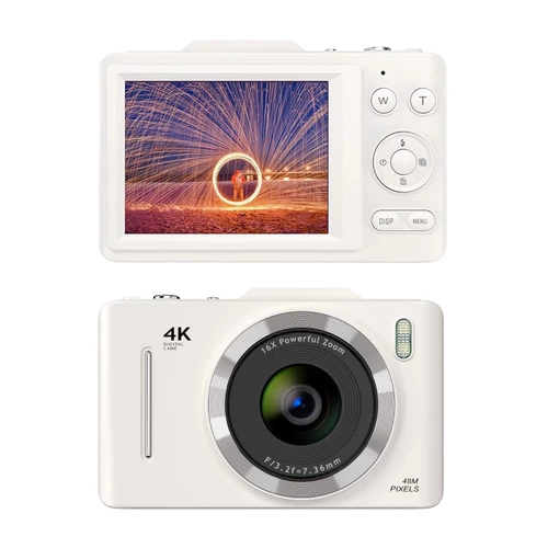 CCD Digital Camera HD Travel 4K Студент Студент Студент Полученная девушка портативная ретро -карта