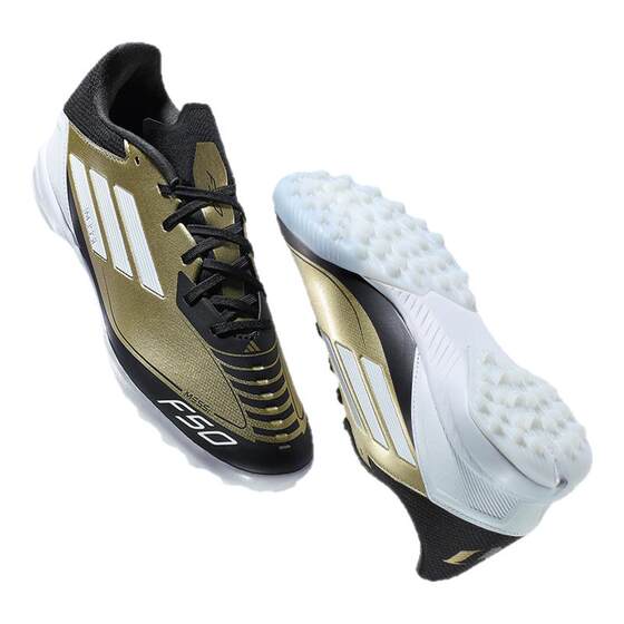 
Adidas Adidas Football Shoes Men's MESSI Black Gold F50 Broken Nails TF Wear-resistant Anti-Slip Human Grass IG9282