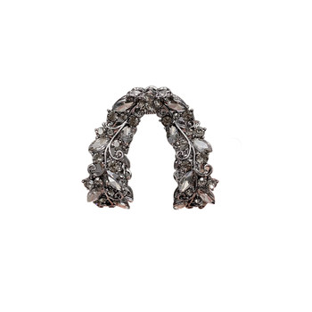 
French retro gun black flash drill leaf grab