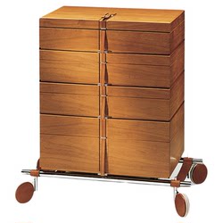 Light luxury movable storage cabinet side cabinet creative jewelry cabinet