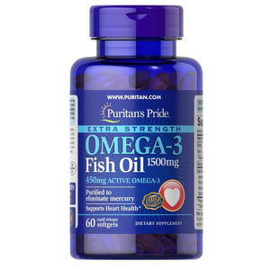 Imported 1500mg ultra-high content fish oil Omega 3 American DHA EPA memory cardiovascular