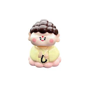 
Car interior decoration car ornaments creative cute solar national trend Q version Buddha fairy car center console decoration