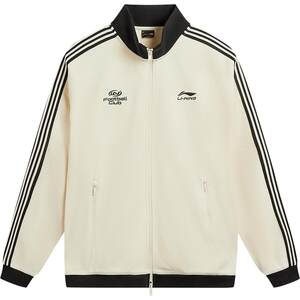 
Li Ning Waffle Jacket Women Spring 2026 New Couple Zipper Sweater Retro American Top Sports Jacket Men