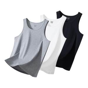 
Catman 7A antibacterial men's deodorant pure cotton white vest cotton bottoming sports fitness hurdle men's absorbent sweatshirt