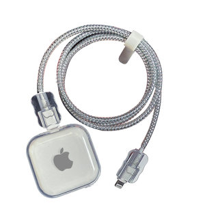 
Apple 40W charger protective case suitable for 17 data cable protective shell silicone 20W iPhone16Pro charging cable cable bite anti-cat bite 15/14 mobile phone fast charging cable winder to prevent breakage