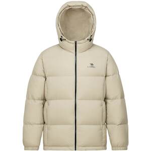 Camel men's down jacket men's thickened winter 2025 new hooded waterproof and warm couple's bread jacket
