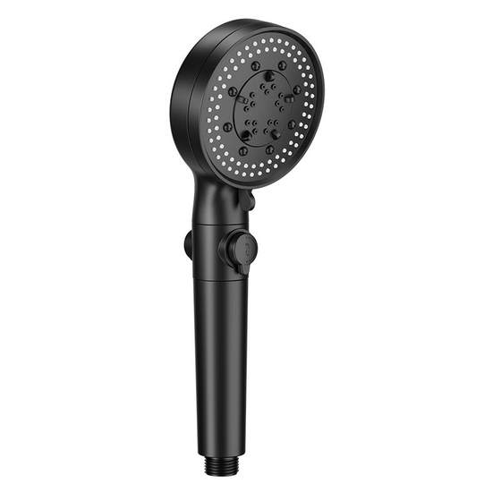 Stealing shower shower header set Household bath water faucet super strong rain flower sunbathing to press the lotus shower