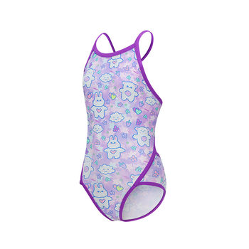 Haosha girls one-piece swimsuit hosa triangle training quick-drying anti-chloro-swimsuit racing swimsuit no water swimming pool