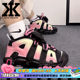 sneakers Customized NikeAir More Uptempo Barbie Girl Fresh and Versatile Retro Basketball Shoes