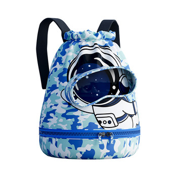 Children's swimming bag dry and wet separation backpack
