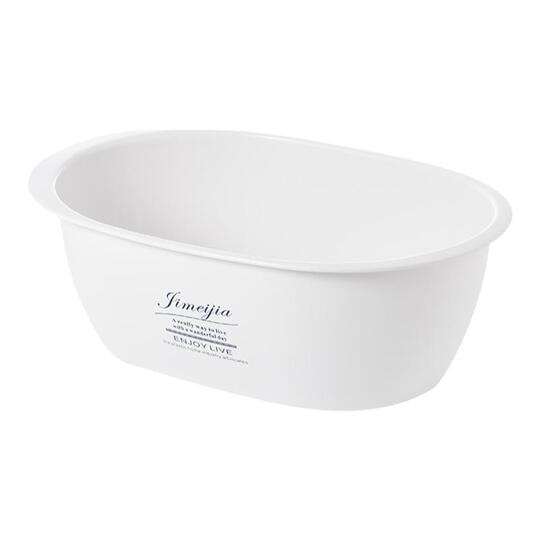 Jimeijia ベビー洗面器 - 大容量 厚手プラスチック - 新生児から5歳